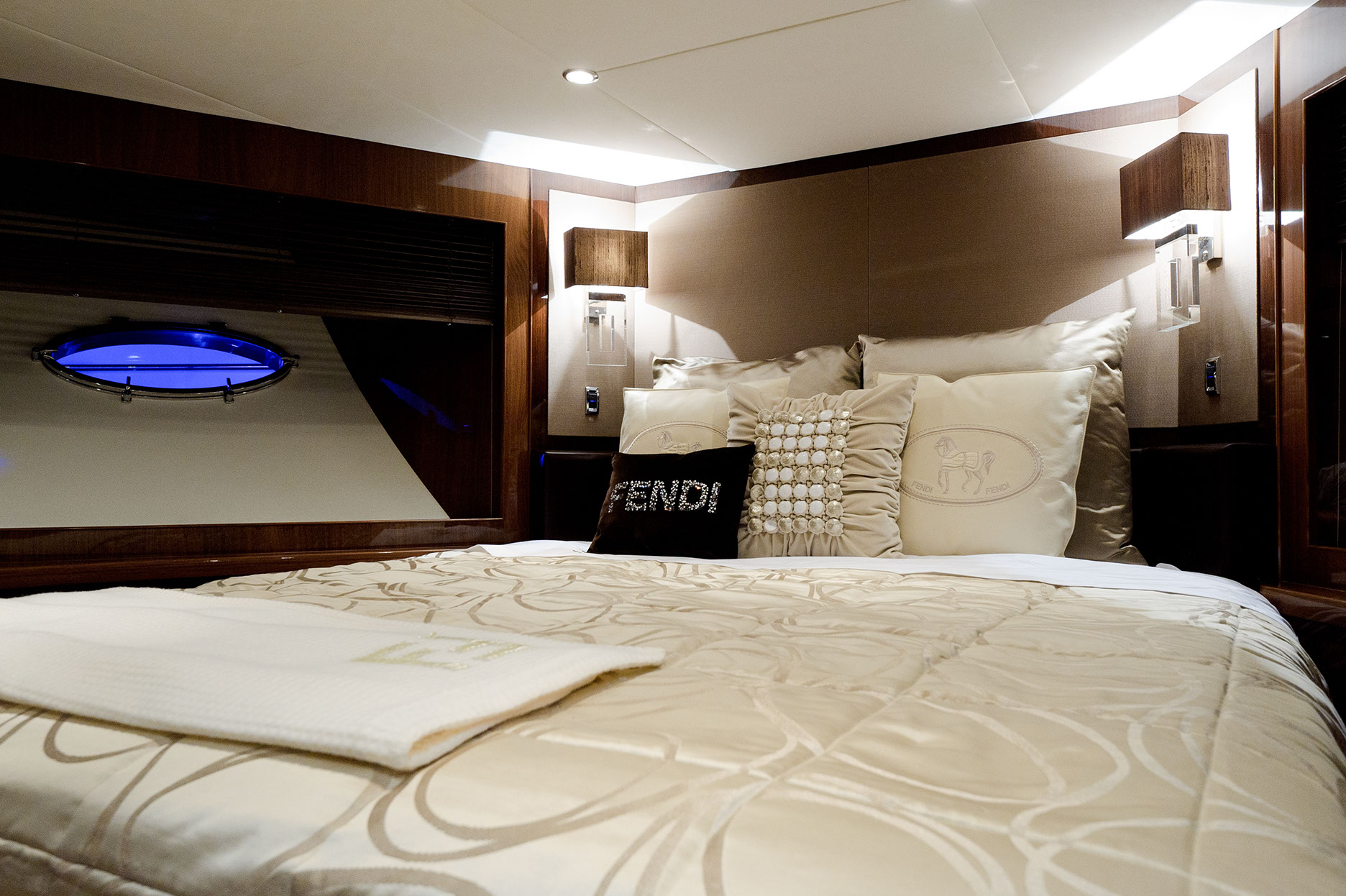 85-foot Princess motor yacht with Fendi interior